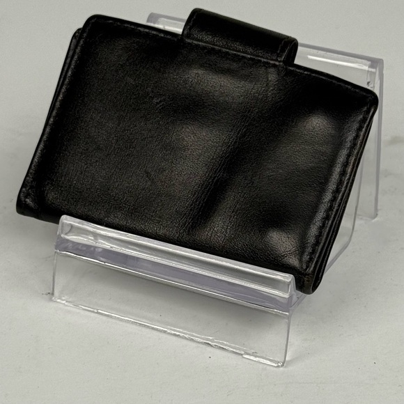 Burberry Black Leather Key holder Wallet. Gold logo - Picture 5 of 6